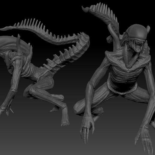 STL file Alien・3D printing idea to download・Cults