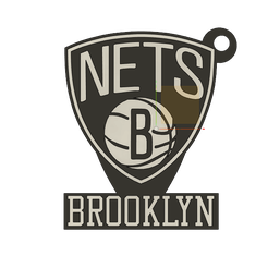 Nets-v2.png NBA Brooklyn Nets KeyChain