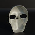 6.png Masquerade Party Face Mask - Alien Face Mask 3D print model