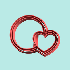 cookie-cutter-with-heart-stl-file-2.png STL file cookie cutter with heart cutting stamp・3D printer design to download