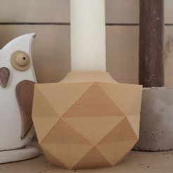 candle holder.jpg Low Poly Candle Holder