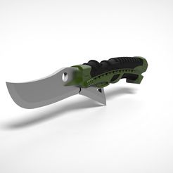 008.jpg New green Goblin knife 3D printed model