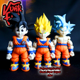 CGImages6.png Dragon Ball Z Goku MultiColor Flexi Print-In-Place + figure & keychain