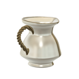 coffee-tea-pot-vase-79 v7-02.png stylish coffee milk tea cream pot vase cup vessel watering can for flowers ctp-79 for 3d-print or cnc