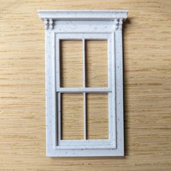 vicwin2dc.jpg STL file Victorian Window with Double Corbels・3D printing template to download