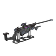 7.png Ana Sniper Rifle - Overwatch - Printable 3d model - STL + CAD bundle - 3 SKINS - Commercial Use