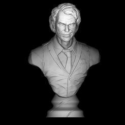 joker img.png Descargar archivo STL gratis Joker Heath_Ledger bust • Diseño imprimible en 3D, DarkRadamanthys