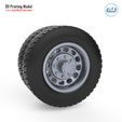 10.jpg Truck Tire Mold With 3 Wheels