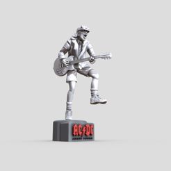 3.JPG Download STL file Angus Young - ACDC 3D Printable • 3D print model, ronnie_yonk