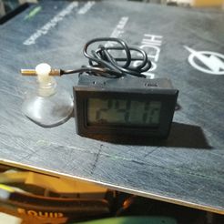 IMG_20200320_001915.jpg Free STL file Temperature Gauge Sensor Holder・3D printer model to download