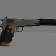 5.jpg AMT 1911 Hardballer 45 ACP (GAME/MOVIE MODEL PROP GUN)