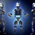 4.jpg Jango Fett | armor | helmet | jetpack | plaster | Star Wars | 3d model print attack of the clones