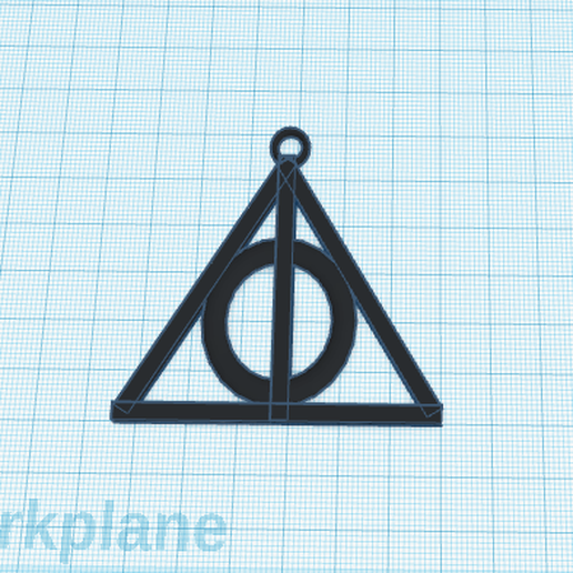 harry potter keychain 3D model