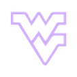Virginia-Mountaineers-Logo.stl West Virginia Mountaineers Logo