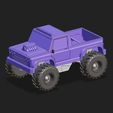 1-02.jpg Modular Monster Truck Toy - 3D Printable Assembly Kit