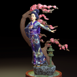 00.png Table Decor - Geisha and Tree