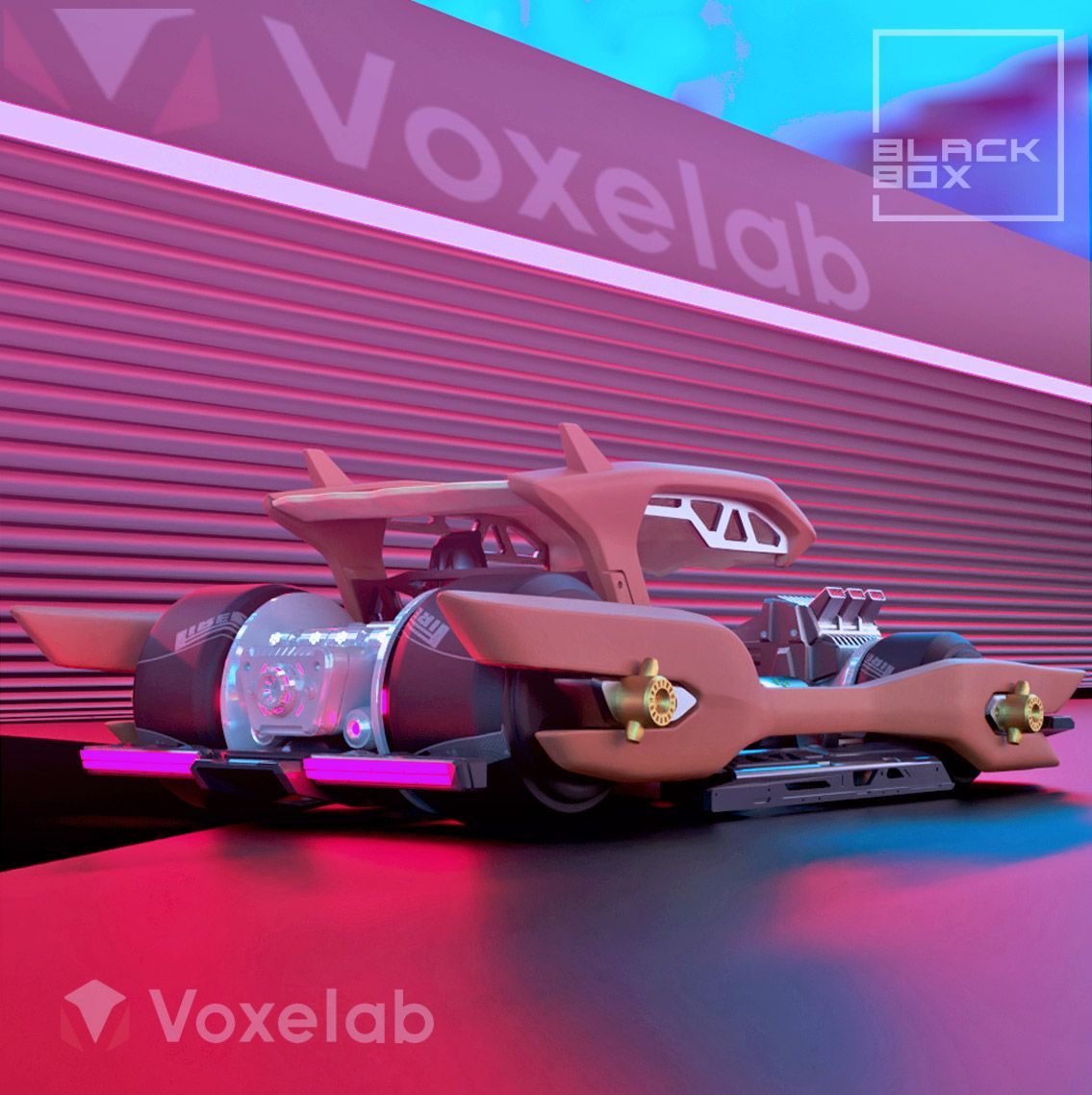 a2.jpg Fichier 3D gratuit FLINT's CAR 2077 FULL MODELKIT #VoxelabCultsCar・Plan imprimable en 3D à télécharger, BlackBox