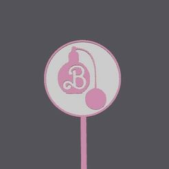 barbie-perfume2.jpg Archivo STL BARBIE MINI CAKE TOPPER - Perfume 2・Plan para descargar y imprimir en 3D