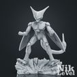 Luffy-13.jpg Imperfect Cell Dragon Ball 3D Printable