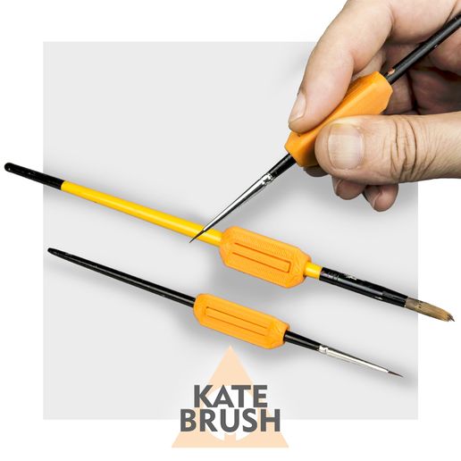 Kate Brush | ergonomic handles for brushes 3D model