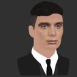 36.jpg Tommy Shelby from Peaky Blinders bust for full color 3D printing