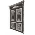 Wireframe-3.jpg Carved Door Classic 0901 White