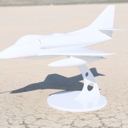 1.png Télécharger le fichier STL maquette A4 Skyhawk • Objet pour impression 3D, guaro3d