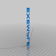 EcritureExemple.png Tuto - Create your own decorative aluminum profile plates - Fusion 3D File