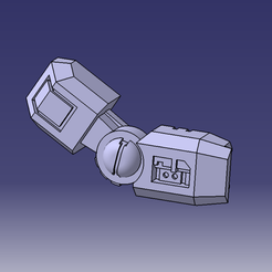 Arm-Complete.png STL file Space Communist XV (7+1) Arm・3D printing idea to download