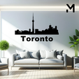 Toronto.png Wall silhouette - City skyline Set