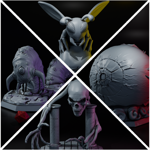 archivo-3d-terraria-bosses-pack-miniatura-objeto-imprimible-en-3d