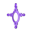 my cross.stl small cross pendant, litho, lithophane picture holder, charm, religious cross