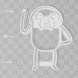 jake.JPG Adventure Time cookie cutter bundle x 6