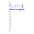 H0 Catenery pole A06 - file4Print(2).stl [Escala ZM H0] Conjunto de pólos básicos de catenária Tipo:A01-A08 FDM