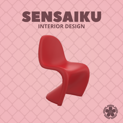 Miniature Replica 1:12 Verner Panton 03. Panton Chair for Miniature Dollhouse - Vitra - 3D Print Instant Download - Miniature Furniture Designer Series