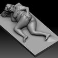 5.jpg Model Luna Virelle Laying on her side