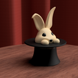 Bunny-Hat2.png Bunny Hat - Single and Multi-material - For magicians