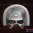 Peacemaker_helmet_3d_print_model_04.jpg Peacemaker Helmet - John Cena Movie - The Suicide Squad Cosplay