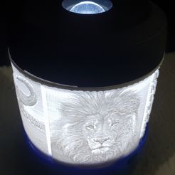 Litho_LED_4.jpg Free 3D file Lithophane LED Lantern・3D printer design to download