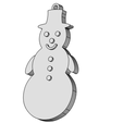 perspectiva.png Snowman keychain