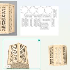 Flower-Light-all-005-Medium.jpg Archivo STL Caja de flores para velas de té, bolígrafos o chucherías・Modelo para descargar y imprimir en 3D