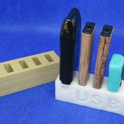 IMG_3627.JPG Fichier STL gratuit porte-clés USB・Modèle pour imprimante 3D à télécharger