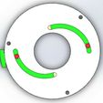 Rotating Iris mechanism-2 blades-2.jpg STL-Datei Rotating iris diaphragm-2 blades・3D-druckbares Modell zum Herunterladen