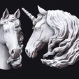 1-4.jpg Horse and Unicorn Head