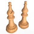 3D-Wooden-Chess-Bishop-2.jpg Sport Objects Collection