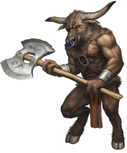 Minotaur_Profile.png Minotaur with axe