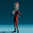 0005.jpg Christmas Jack Skellington Low Poly
