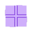 Ftilecross.stl Facility tiles - 3D wargaming terrain