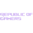 republic of gamers.stl KEYCHAIN ASUS