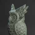 HA_Print3_OwlStatue2.jpg Carved Owl Statue Supportless
